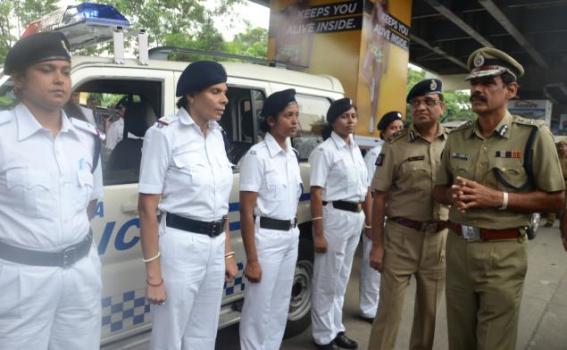 All women patrol team in Kolkata to ensure safety All women patrol team in Kolkata to ensure safety