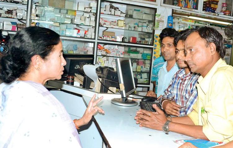 CM visits SSKM hospital; takes stock on the working of the fair price medicine shop