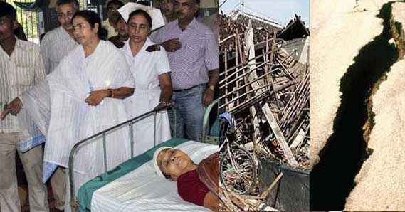 CM visits quake-hit areas in Sikkim, lends help to Chamling CM visits quake-hit areas in Sikkim, lends help to Chamling
