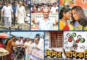 No holiday: Trinamool candidates spend Sunday for campaigning