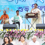 Foundation Stone Laying Ceremony of Bhasha Shahid Smarak
