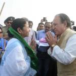 WB CM distributes relief materials at Indo-Nepal border