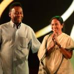 Pele meets Mamata Banerjee