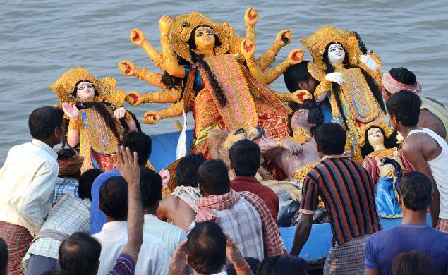 Elaborate preparations for Durga Puja Immersion made by Bengal Govt