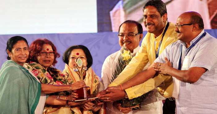 Biswa Bangla Sharod Samman given away Biswa Bangla Sharod Samman given away