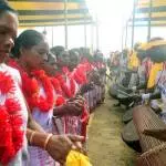 WB CM attends a public distribution program in Purulia