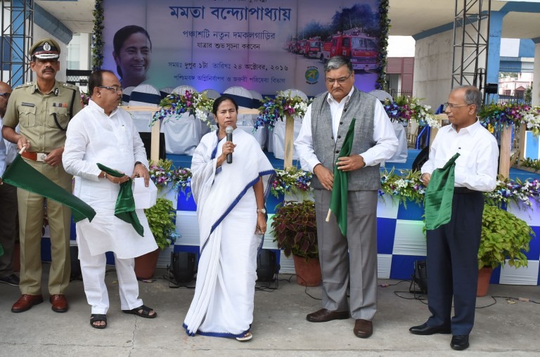 Bengal CM flags off 50 fire tenders from Nabanna