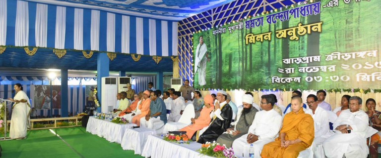 Bengal shows the way for communal harmony: Mamata Banerjee Bengal shows the way for communal harmony: Mamata Banerjee