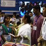 Mamata Banerjee felicitates toppers of Madhyamik, Higher Secondary, ICSE, CBSE, ISC and WBJEE examinations at Netaji Indoor Stadium – 11.06.2018