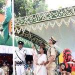 Mamata Banerjee presents at Red road on the occasion of 72nd Independence Day – 15.08.2018