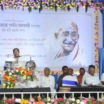 Mamata Banerjee presents in the birth anniversary celebration of Mahatma Gandhi at Gandhi Bhawan, Beliaghata – 02.10.2018