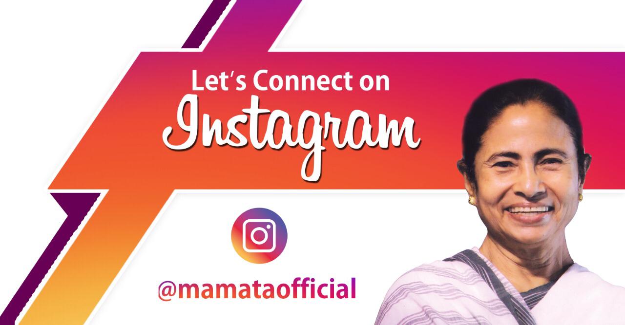 Mamata Banerjee joins Instagram Mamata Banerjee joins Instagram