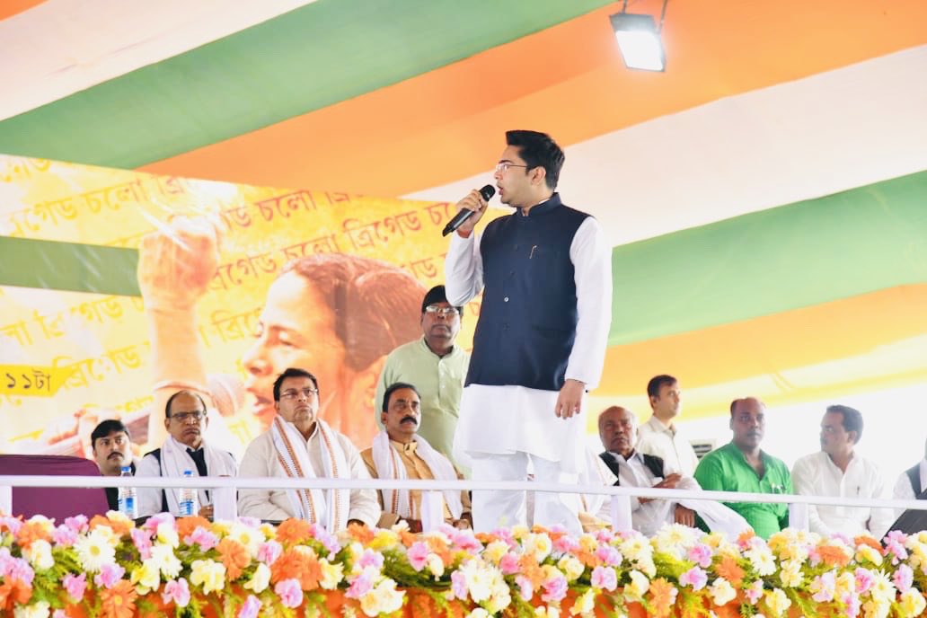 This fight is between BJP and Bangla: Abhishek Banerjee in Purulia This fight is between BJP and Bangla: Abhishek Banerjee in Purulia