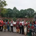 AITC MPs stages protest on heckling of AITC delegation at Silchar – 02.08.2018
