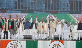Sea of humanity at United India Rally Sea of humanity at United India Rally