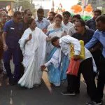 Mamata Banerjee holds a pdayatra at Asansol – 26.04.2019