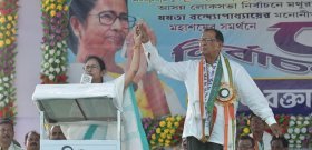 Centre is neglecting Bangla: Mamata Banerjee at Namkhana Centre is neglecting Bangla: Mamata Banerjee at Namkhana