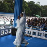 Mamata Banerjee attends a programme at Red road on the occasion of Eid – 05.06.2019