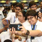 Mamata Banerjee felicitates the toppers of Madhyamik, Higher Secondary, ICSE, CBSE, and ISC examinations at Netaji Indoor Stadium – 12.06.2019