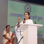 Mamata Banerjee attends the centenary celebration of Beltala Girls’ High School at Nazrul Mancha – 11.07.2019