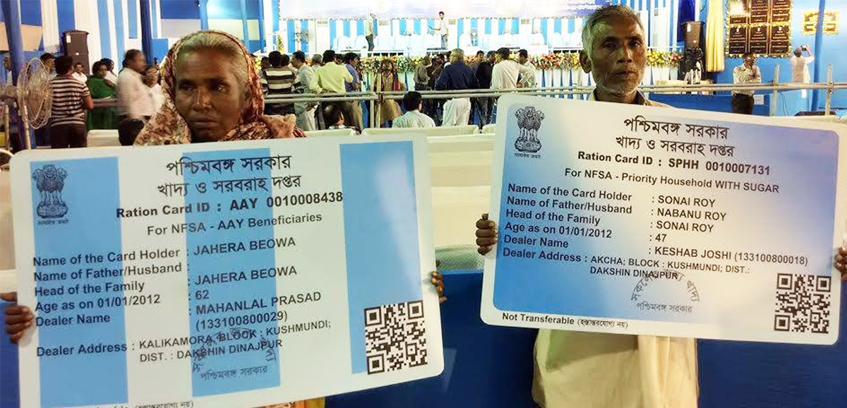 Digital ration cards from November Digital ration cards from November