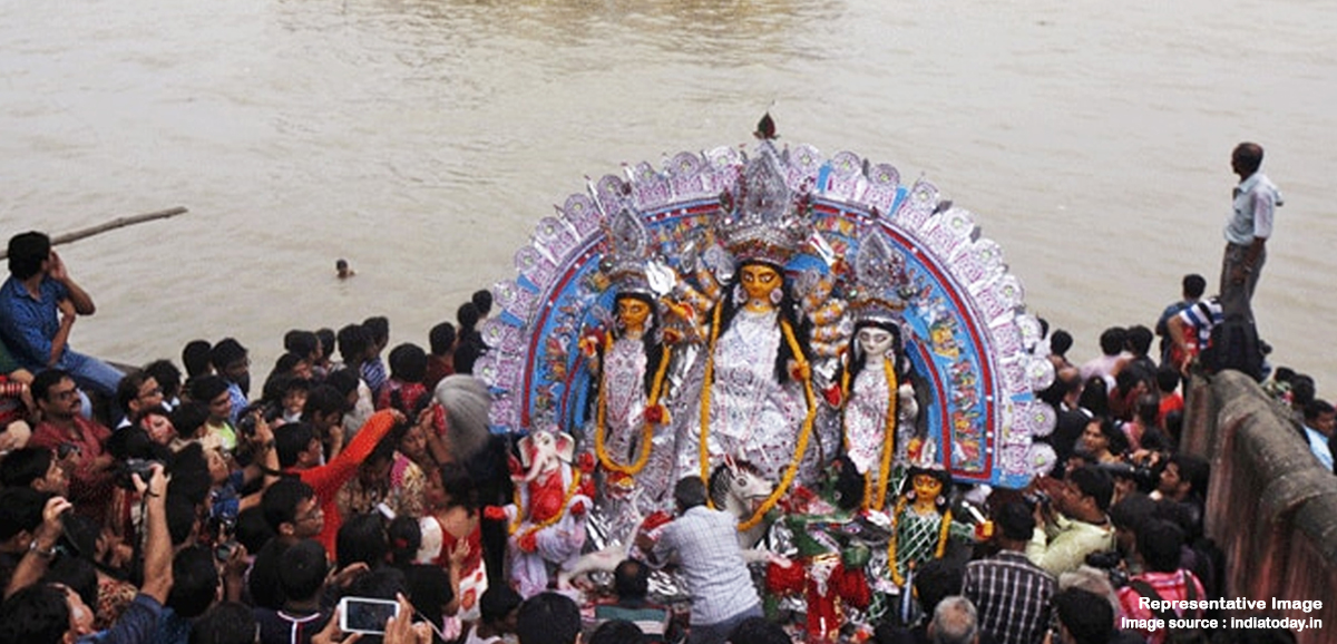 Significant reduction in pollution of Ganga post idol immersion Significant reduction in pollution of Ganga post idol immersion