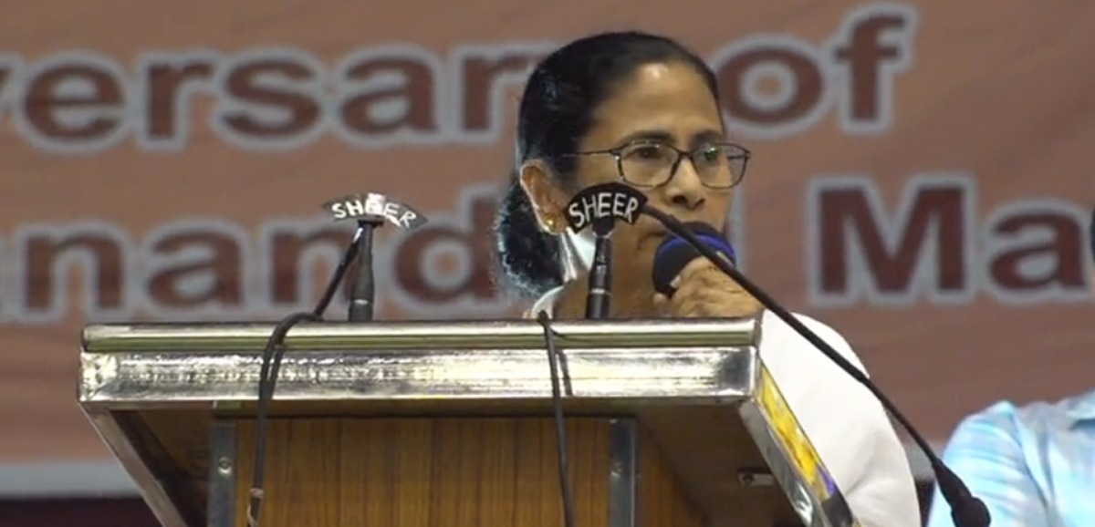 The only appeasement I do is for humanity, says Didi at Bharat Sevashram Sangha function The only appeasement I do is for humanity, says Didi at Bharat Sevashram Sangha function