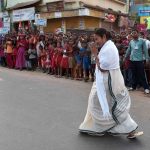 Mamata Banerjee’s padyatra at Medinipur town, 25.03.2016