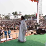 Mamata Banerjee addresses a rally at Onda in Bankura, 03.04.2016