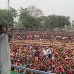 Mamata Banerjee addresses a campaign rally at Chanchol in Malda, 04.04.2016