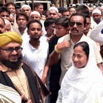Mamata Banerjee attends a programme on the auspicious occasion of Eid at Red Road, 08.07.2016