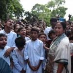 Mamata Banerjee attends a programme at Visva Bharati, 04.08.2016