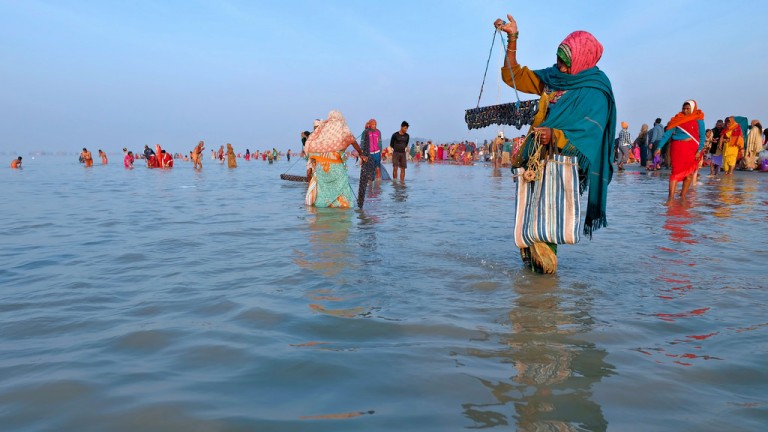 Mega clean-up mission post Ganga Sagar Mela Mega clean-up mission post Ganga Sagar Mela