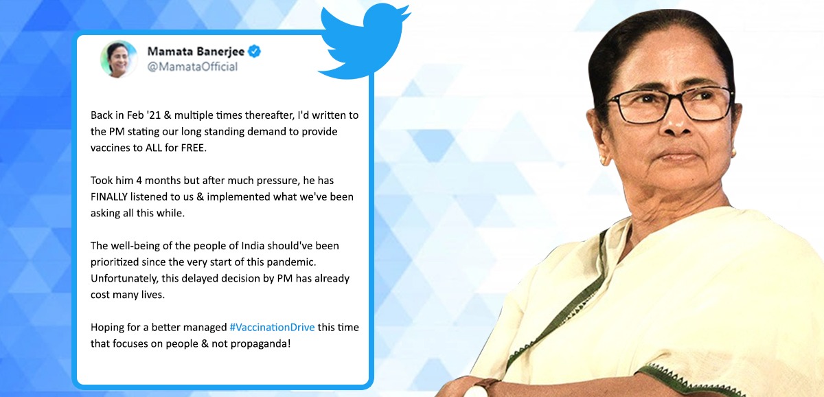 Many lives lost because of the prime minister’s late decision, says Mamata Banerjee Many lives lost because of the prime minister’s late decision, says Mamata Banerjee