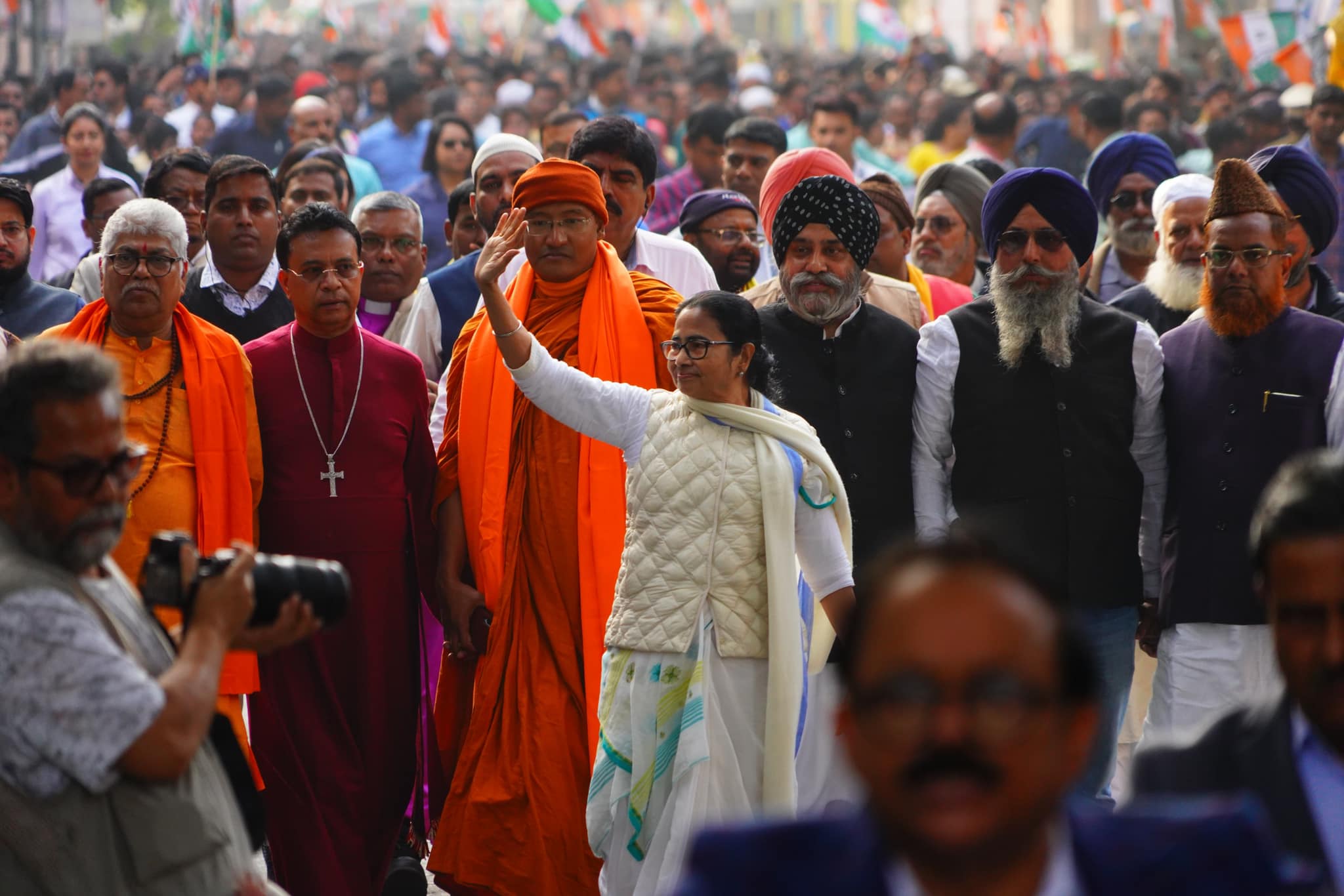 Bengal will have to take up the responsibility of saving all religions: Mamata Banerjee Bengal will have to take up the responsibility of saving all religions: Mamata Banerjee