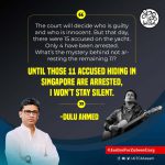 Senior Vice President Dulu Ahmed stands firm in his call for justice. Justice For Zubeen Garg