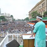 Today, on Shahid Dibas, Shri Lalitesh Pati Tripathi paid heartfelt tribute to the 13 martyrs of July 21, 1993, who laid down their lives defending the people’s right to vote freely